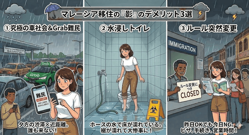 ☔ 正直しんどい…移住前に知るべき「影」のデメリット3選